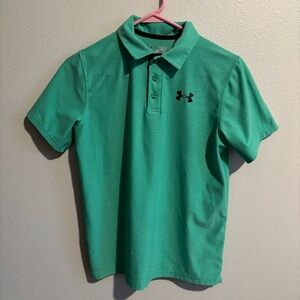 UNDER ARMOUR LOOSE Youth L heat gear polo